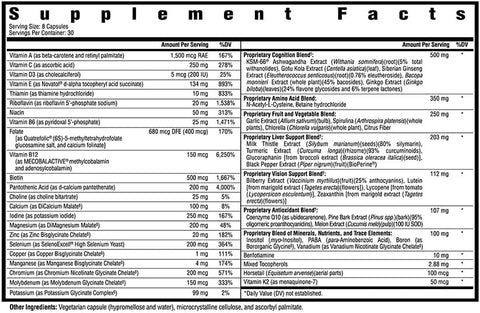 Optimal Multivitamin Plus Cognition, Liver & Vision Support
