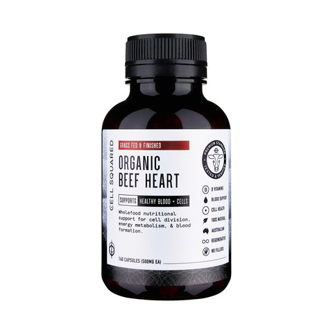 Organic Grass-Fed Beef Heart Capsules