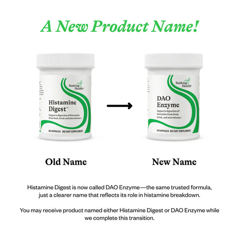 Histamine Digest - Dao Enzyme - Old Packaging