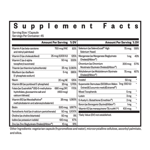 Multivitamin One