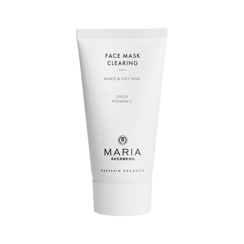 Maria Åkerberg Face Mask Clearing is a deep-cleansing and astringent facial mask with Silica and Vitamin C, suitable for all skin types,