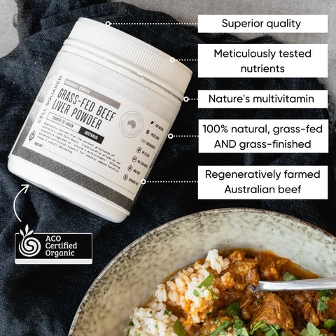 Organic Grass-Fed Beef Liver Powder