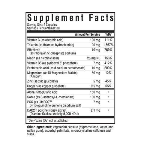Histamine Nutrients