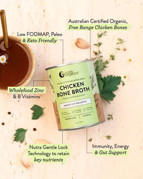 Chicken Bone Broth Garden Herb